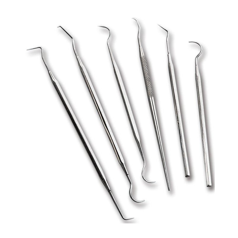 Duratool DT5197 Probe Set, Stainless Steel, 6 Piece