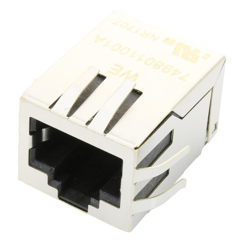 Wurth Elektronik (7498011001A) Modular Connector, RJ45 Jack, 1 x 1 (Port)