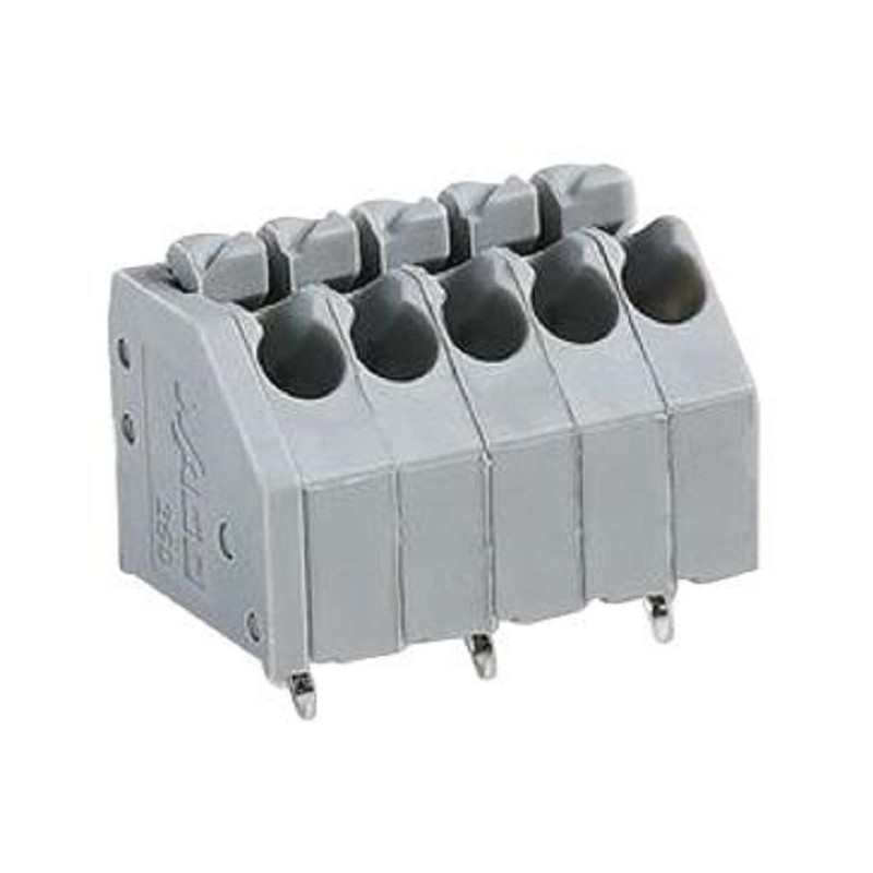 Wago (250-205.) Wire-To-Board Terminal Block, 3.5 mm, 5 Ways,