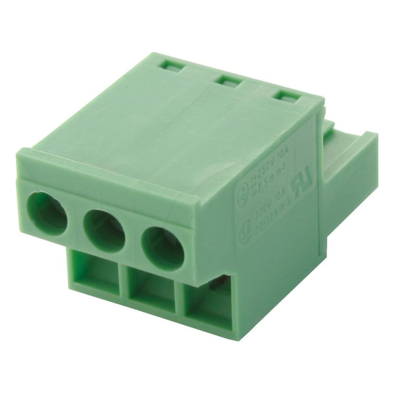 Phoenix Contact (FRONT-MSTB2,5/3-ST-5,08) Pluggable Terminal Block, 5.08 mm