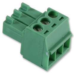 Phoenix Contact (MC 1,5/3-ST-3,5) Pluggable Terminal Block, 3.5 mm, 3 Ways