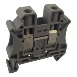 Phoenix Contact (UT 10) DIN Rail Mount Terminal Block, 2 Ways, 20 AWG