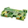 Phoenix Contact (PT 4-PE) DIN Rail Mount Terminal Block, 2 Ways, 24 AWG