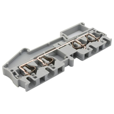 Phoenix Contact (ST 4-QUATTRO) DIN Rail Mount Terminal Block, 4 Ways