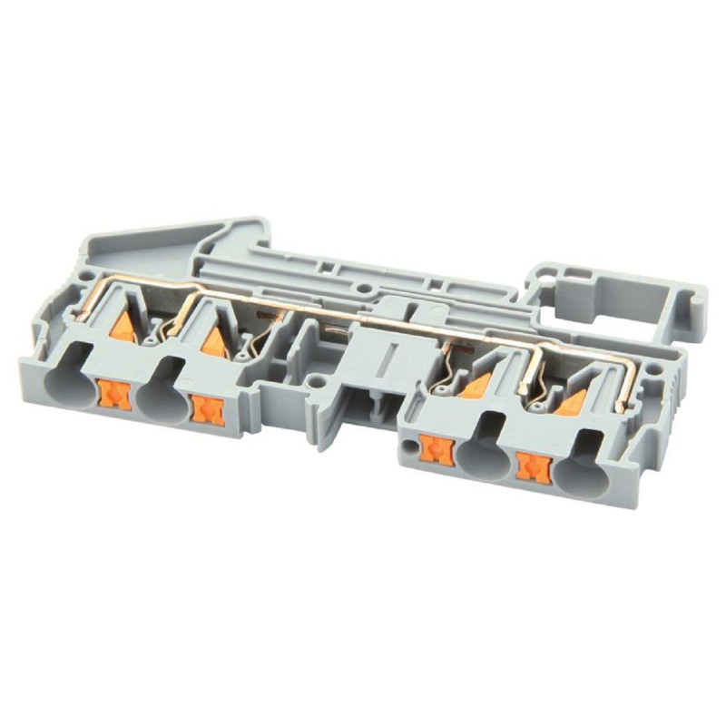 Phoenix Contact (PT 4-QUATTRO) DIN Rail Mount Terminal Block, 4 Way