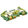 Phoenix Contact (PT 2,5-TWIN-PE) DIN Rail Mount Terminal Block, 3 Ways