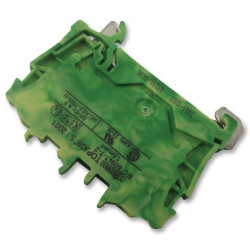 Wago (2001-1207) DIN Rail Mount Terminal Block, 2 Ways, 22 AWG, 14 AWG