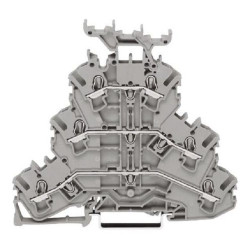 Wago (2002-3231) DIN Rail Mount Terminal Block, 6 Ways, 22 AWG, 12 AWG