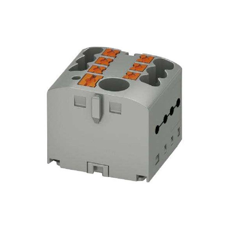 Phoenix Contact (PTFIX 6X2,5 RD) Panel Mount Barrier Terminal Block, 24 A