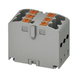 Phoenix Contact (PTFIX 6/6X2,5 GY) Panel Mount Barrier Terminal Block, 24 A