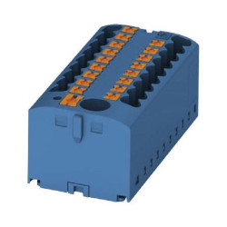 Phoenix Contact (PTFIX 6X2,5 GY) Panel Mount Barrier Terminal Block, 24 A,