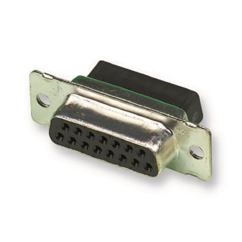 Amp (207464-2) D Sub Connector Housing, Tin & Dimple, 25 Ways