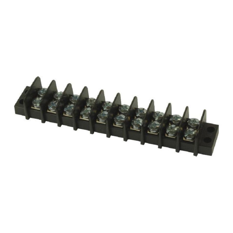 Molex (38770-0106) Panel Mount Barrier Terminal Block, 2 Row, 6 Ways