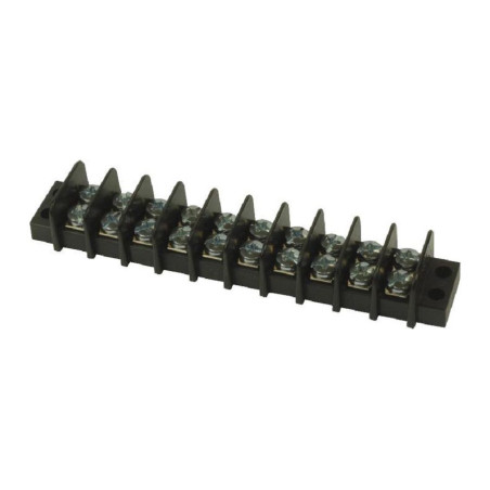 Molex (38770-0106) Panel Mount Barrier Terminal Block, 2 Row, 6 Ways