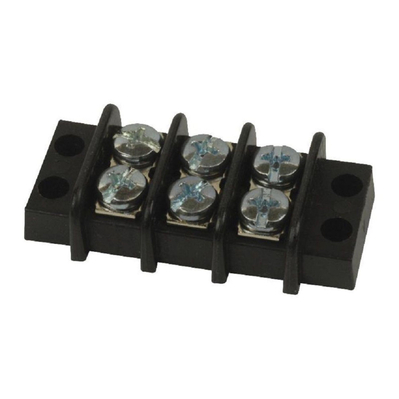 Molex (38770-0104) Panel Mount Barrier Terminal Block, 2 Row, 4 Ways