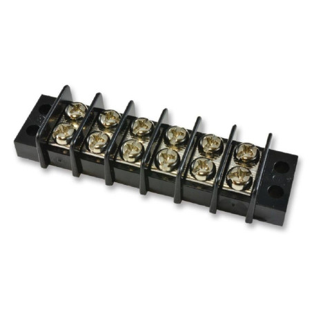 Cinch Connectivity (4-140) Panel Mount Barrier Terminal Block, 2 Row