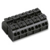 Wago (862-504.) Panel Mount Barrier Terminal Block, 2 Row, 4 Ways