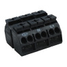 Hylec (HY508/6 F/F) Panel Mount Barrier Terminal Block, 6 Row