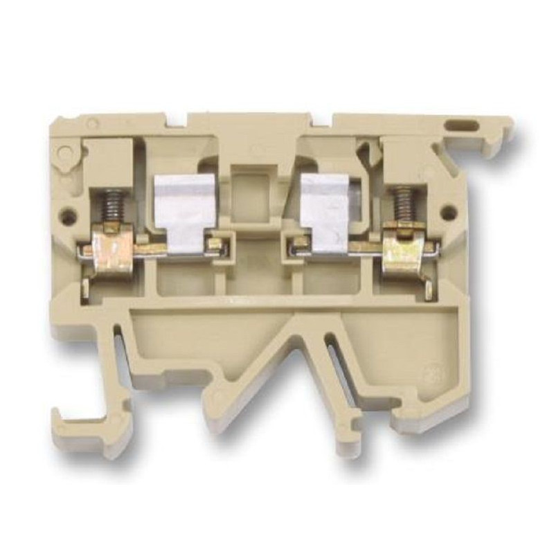 Weidmuller (101100 WSI6) Fused Terminal Block, 2 Ways, 20AWG to 8AWG