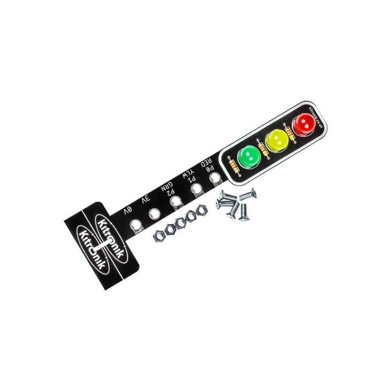 Kitronik (5642) Development Board, Red/Yellow/Green LED Traffic Lights