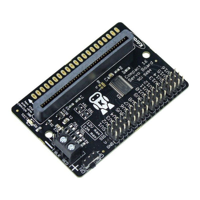 Kitronik (5694) Servo Driver Board, 3 V to 12 V Supply, 16 Channel