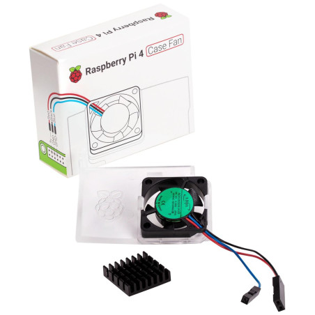 Raspberry-Pi (SC0448) Fan, Raspberry Pi 4 Case, 1.4 CFM, 5V