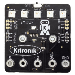 Kitronik (5623) Development Board, Servo:Lite Board for micro:bit