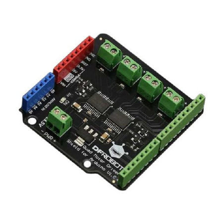 DFRobot (DRI0039) Expansion Board, Quad DC Motor Driver Shield