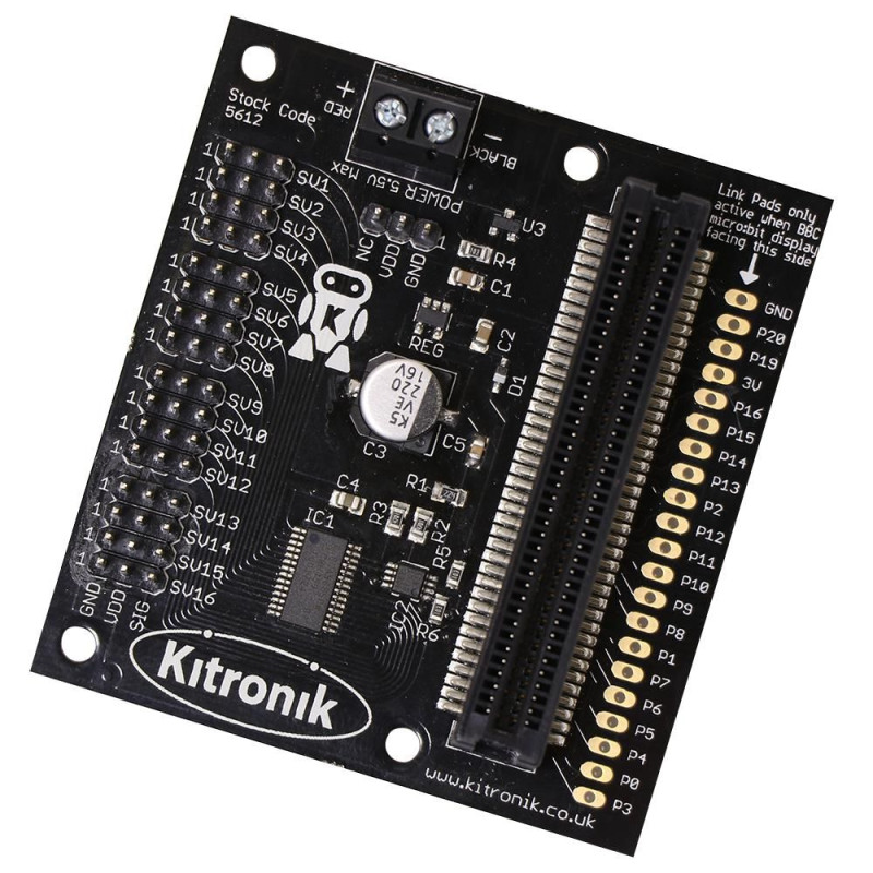 Kitronik (5612) Development Board, Servo Motor Driver Board