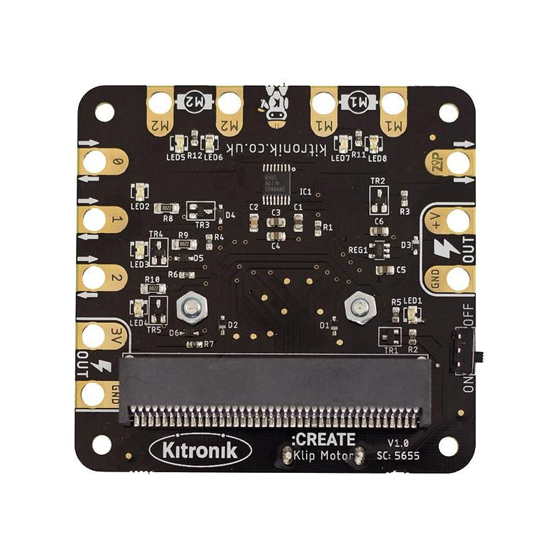 Kitronik (5655) Motor Driver Board, 4.5 V, BBC micro:bit