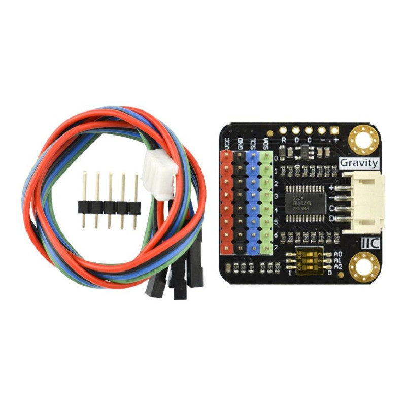 DFRobot (DFR0576) Multiplexer Board, Digital, 1-to-8, I2C, Gravity