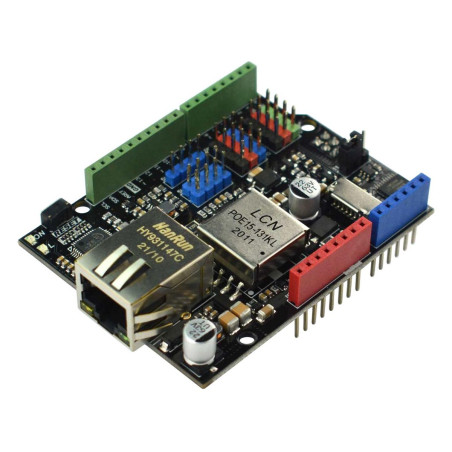 DFRobot (DFR0850) Ethernet And POE Shield, W5500, Arduino Ethernet Shield 2