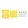 Seeed Studio (110070025) Yellow Wrapper, 1x2, 4 Pcs Pack, ABS