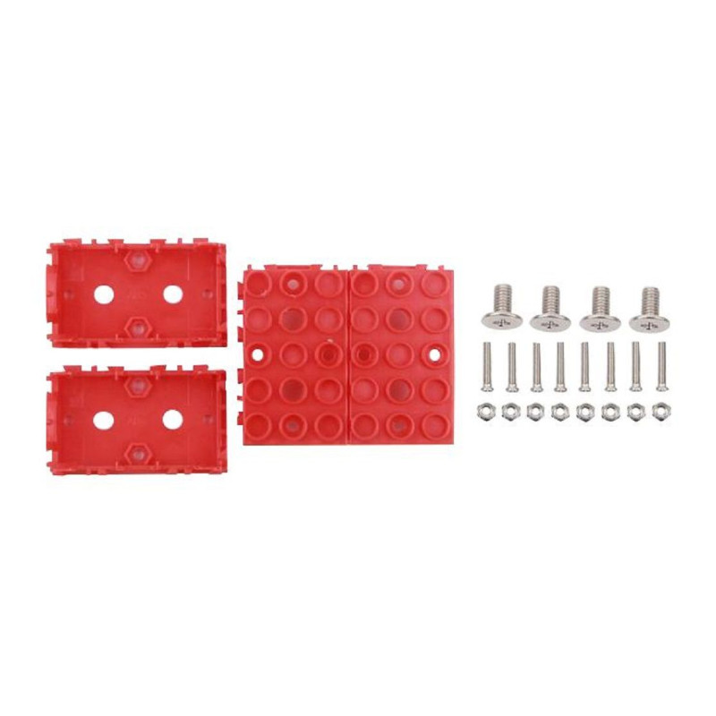 Seeed Studio (110070024) Red Wrapper, 1x2, 4/Pack, Grove Modules