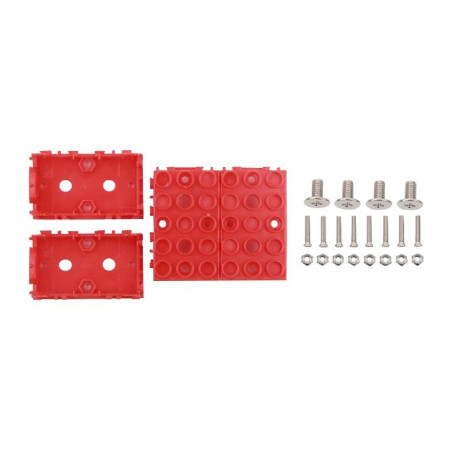 Seeed Studio (110070024) Red Wrapper, 1x2, 4/Pack, Grove Modules