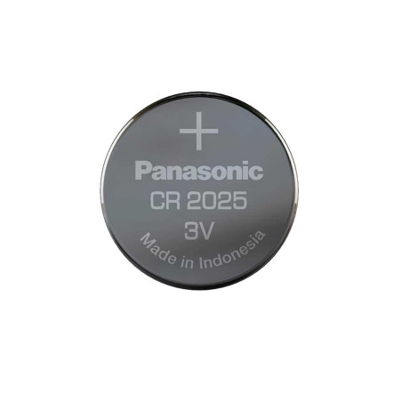 Panasonic CR-2025/BN Lithium Button Battery, CR2025, 3V, 20mm Diameter