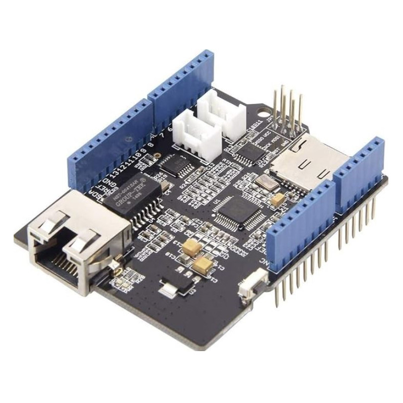 Seeed Studio (103030021) Ethernet Shield V1 Board, W5500, Arduino Board