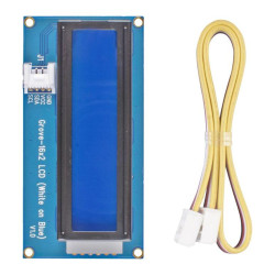 Seeed Studio (104020111) LCD Board, Cable, 16x2, White on Blue, Arduino