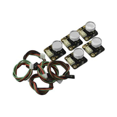 DFRobot (DFR0785) LED Button, 27 × 26.5 mm, PH2.0-3P, 3.3 V to 5 V