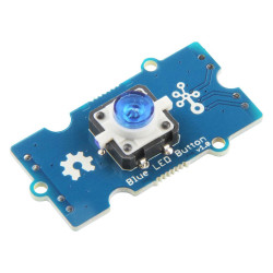 Seeed Studio (111020046) Blue LED Button Board with Cable, 3.3V / 5V