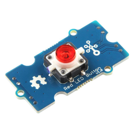 Seeed Studio (111020044) LED Button Board, with Cable, Red, 3.3V / 5V