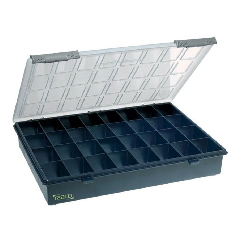 Raaco (136181) Service Case, Assorted, 32 Compartments, Blue