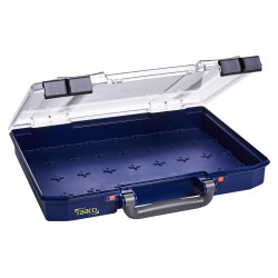 Raaco (144643) Storage Box, Transparent, Blue, PC, PP, General Purpose