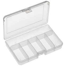 Multicomp Pro (101BTN) Storage Box, 5 Compartment, Transparent