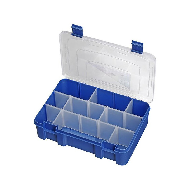 Multicomp Pro (197.303) Storage Box, 9 Compartment, Transparent