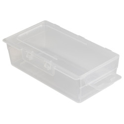 Multicomp Pro (D2) Storage Box, 1 Compartment, Transparent