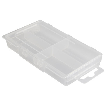 Multicomp Pro (D04) Storage Box Transparent, 4 Compartments