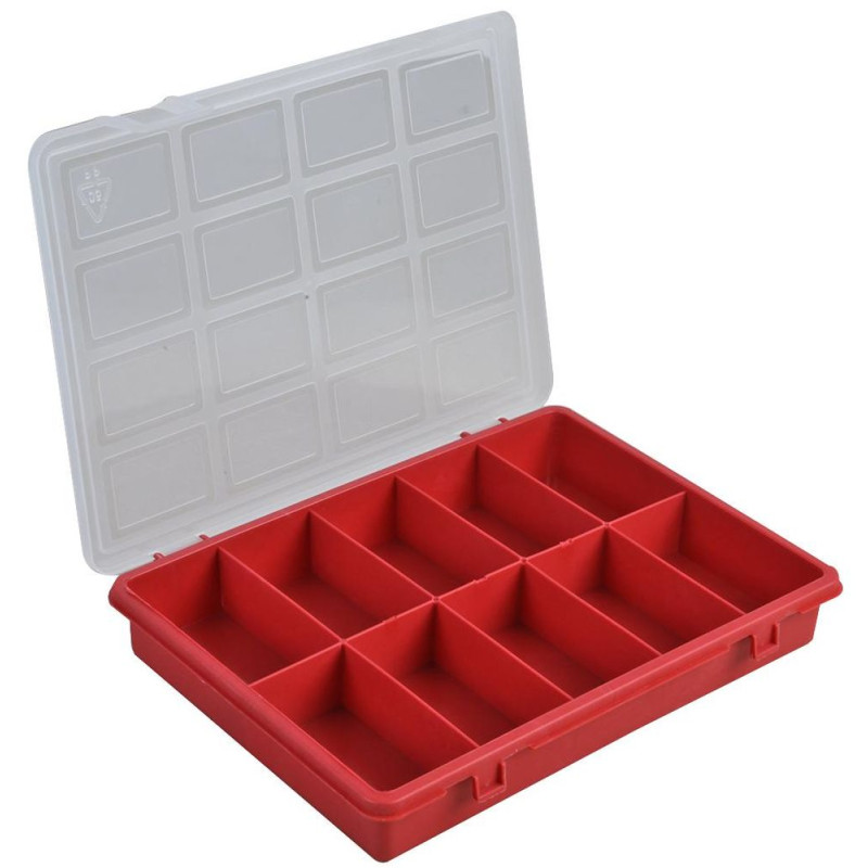 Duratool (D01829) General Purpose Storage Box, 10-Grid, Plastic, 