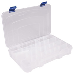 Multicomp Pro (195.113) Storage Box, 4 Compartment, Transparent