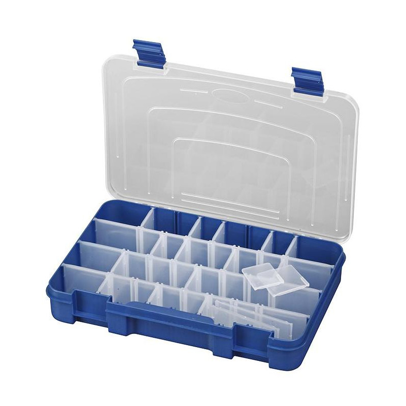 Multicomp Pro (195.303) Storage Box, 20 Compartment, Transparent